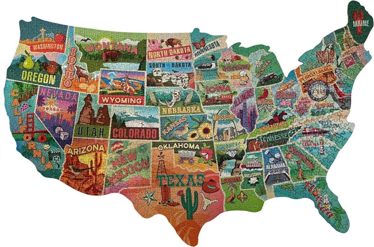 Wood Expressions - American Roadtrip Jigsaw Puzzle - 1,000 Pieces