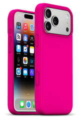 iPhone 18 Pro / 17 Pro - Liquid Silicone Gel MagSafe Compatible Case - Barbie Pink - image 1