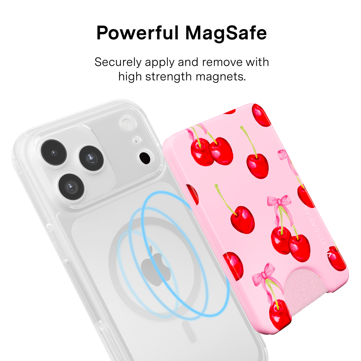 VELVET CAVIAR - 3pc Phone Accessory Gift Set - Sweet Cherry
