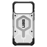 Urban Armor Gear (UAG) - Pathfinder Clear MagSafe Case for Apple iPhone 17 Pro Max - Ice and Silver