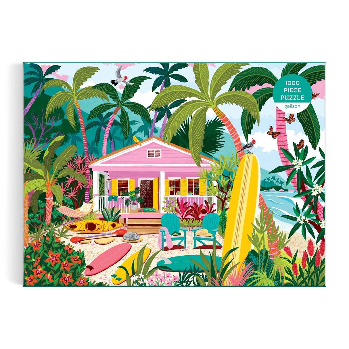 Galison - Surfside Bungalow 1000 Piece Puzzle