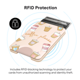 VELVET CAVIAR - Magnetic Phone Wallet- Coffee Please