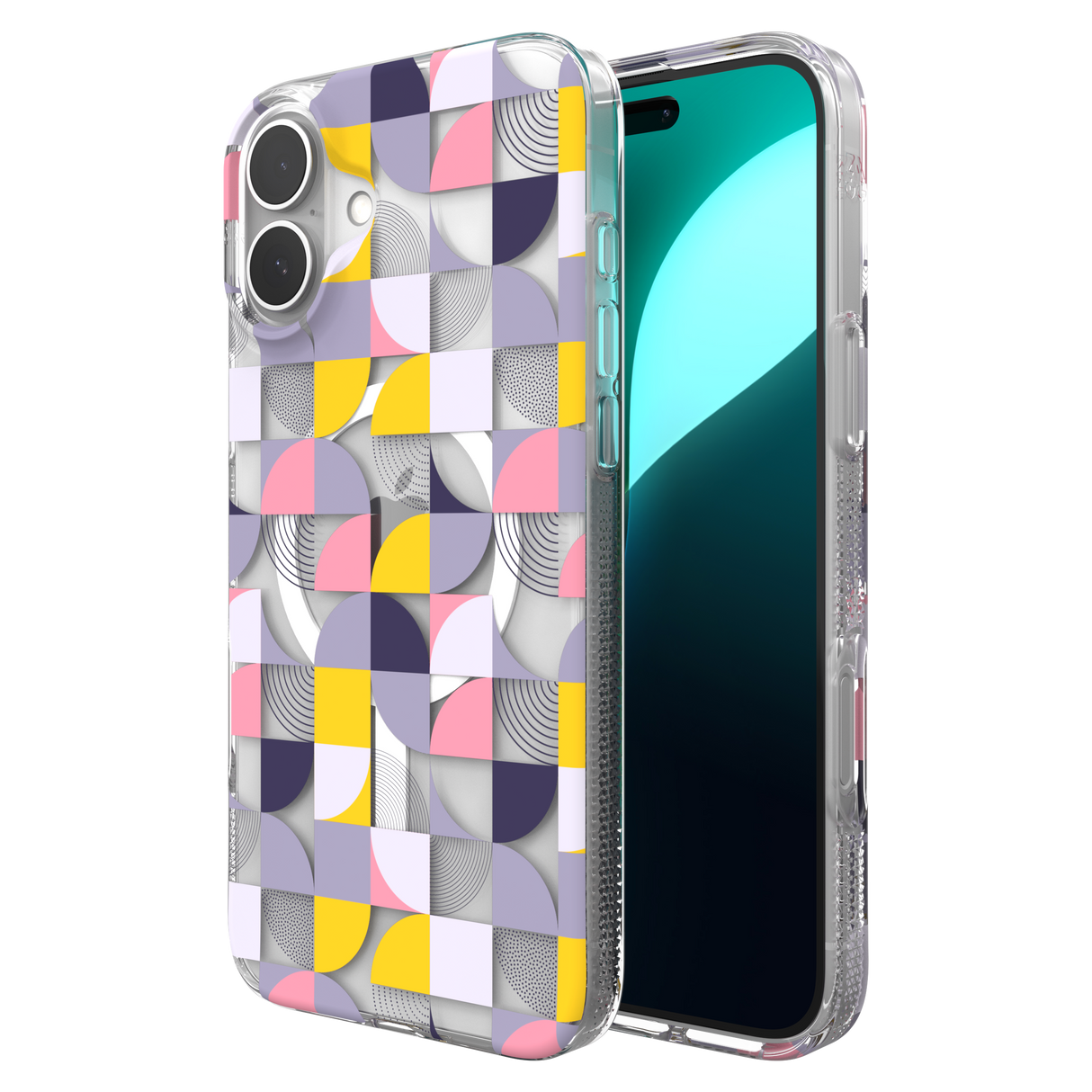 Zagg - Milan Snap Magsafe Case For Apple Iphone 16 Plus - Geometric