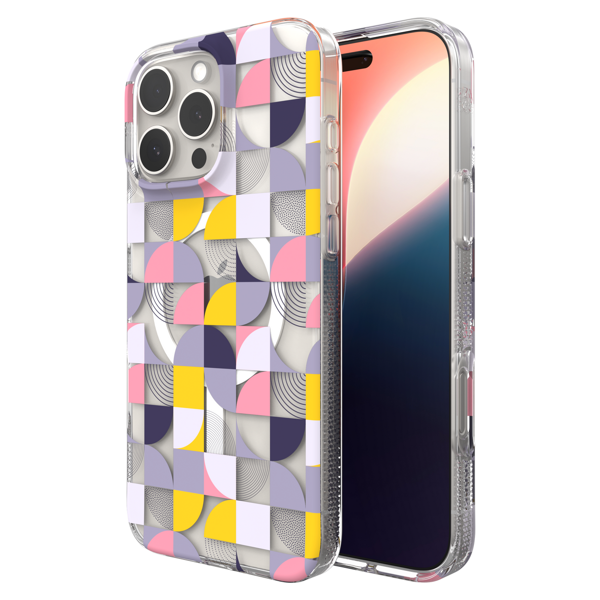 Zagg - Milan Snap Magsafe Case For Apple Iphone 16 Pro Max - Geometric