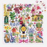 Galison - Buzzy Bouquets 500 Piece Puzzle