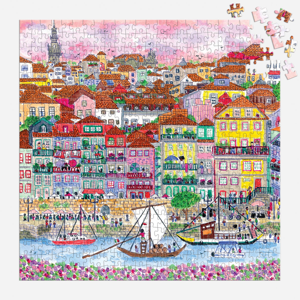 Galison - Michael Storrings Colors Of Porto 500 Piece Puzzle