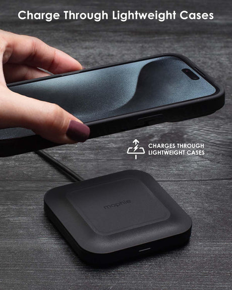 Mophie - Universal Wireless Charging Pad 15w - Black