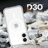 Case-mate - Tough D3o Magsafe Case For Apple Iphone 16 Plus - Clear