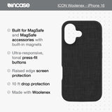 Incase - Icon Magsafe Case For Apple Iphone 16 - Graphite