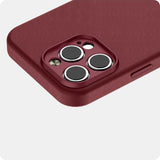 Avana - Leather Magsafe Case For Apple Iphone 16 Pro - Berry