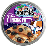 Crazy Aaron’s 4” Brown Sugar Boba Thinking Putty 90 Grams - Never Dries Out - Sensory Play Putty - Creative Toy for Kids and Adults - Crazy Aaron’s Thinking Putty® - Made in The USA