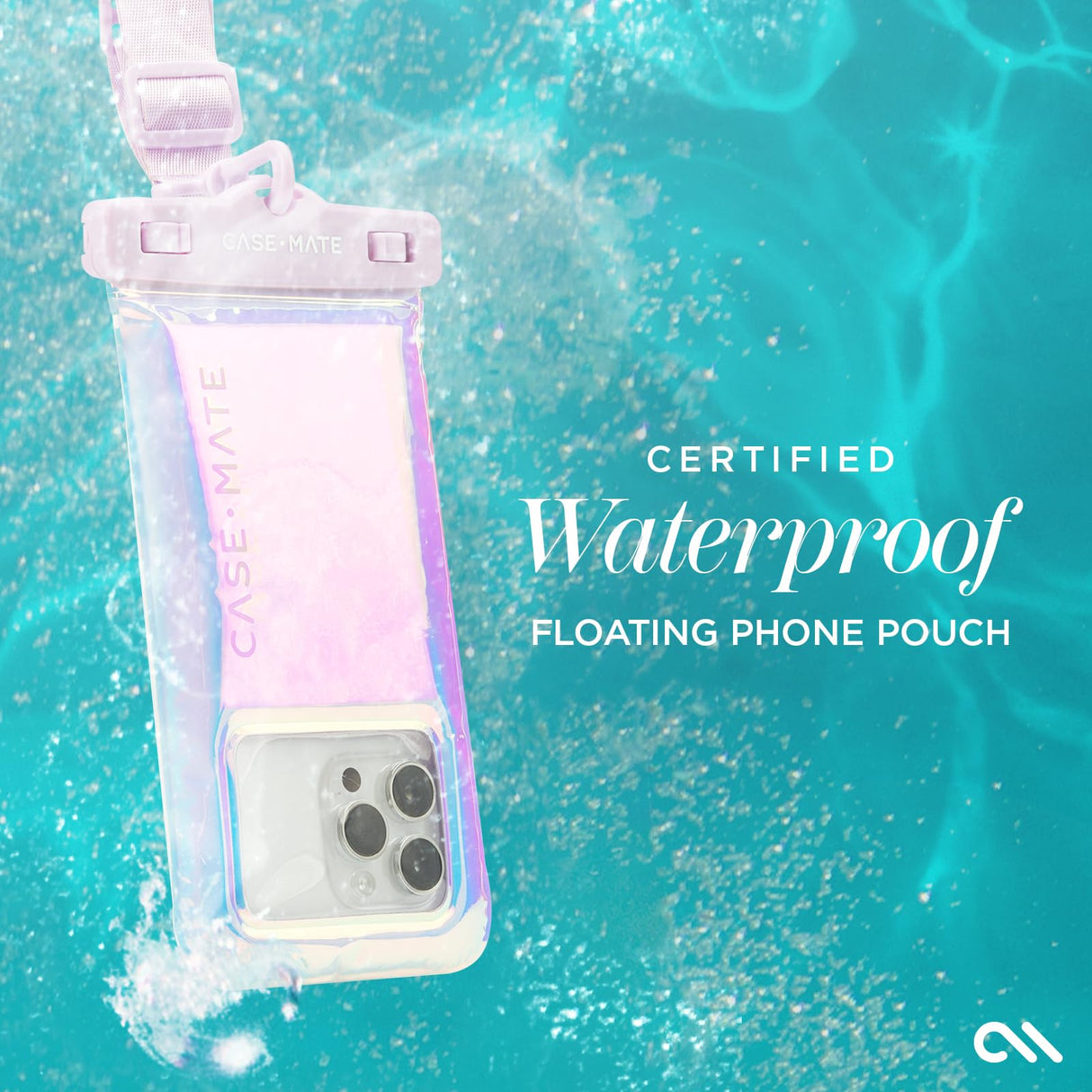 Case-mate - Waterproof Floating Pouch - Soap Bubble