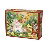 Cobble Hill 275 Piece Easy-Handling Puzzle - Tea for Two - Sample Poster Included