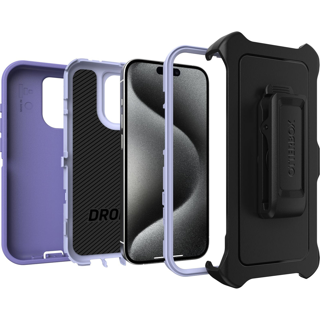 Otterbox - Defender Case For Apple Iphone 15 Pro  - Mountain Majesty