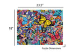 Springbok's 500 Piece Jigsaw Puzzle Butterfly Frenzy - Made in USA