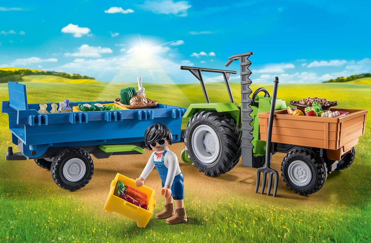 Playmobil Harvester Tractor with Trailer