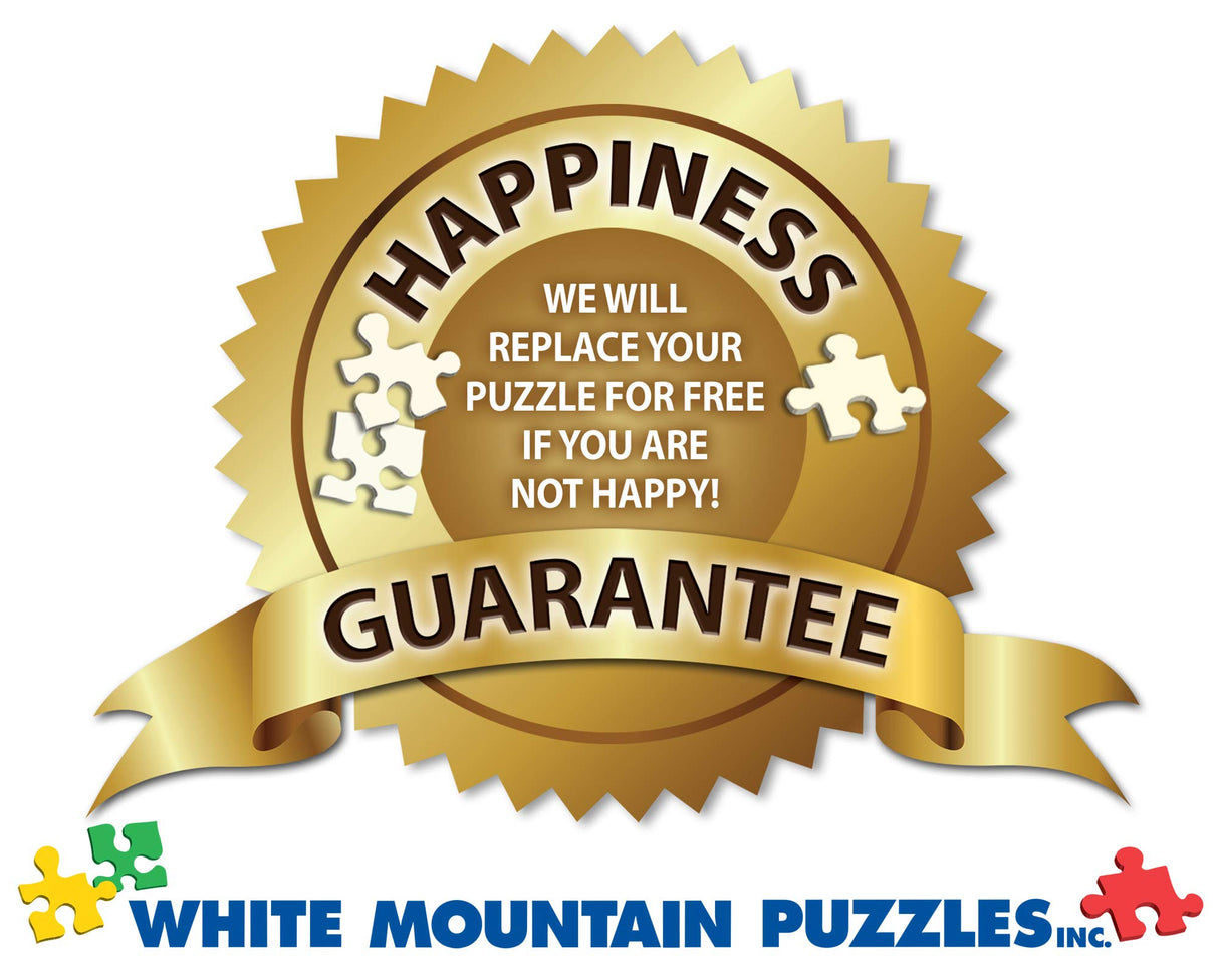 White Mountain Puzzles - Paws Gone Wild - 500 Piece Jigsaw Puzzle