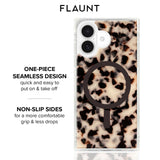 Flaunt - Square MagSafe Case for Apple iPhone 17 - Blonde Tortoise Shell