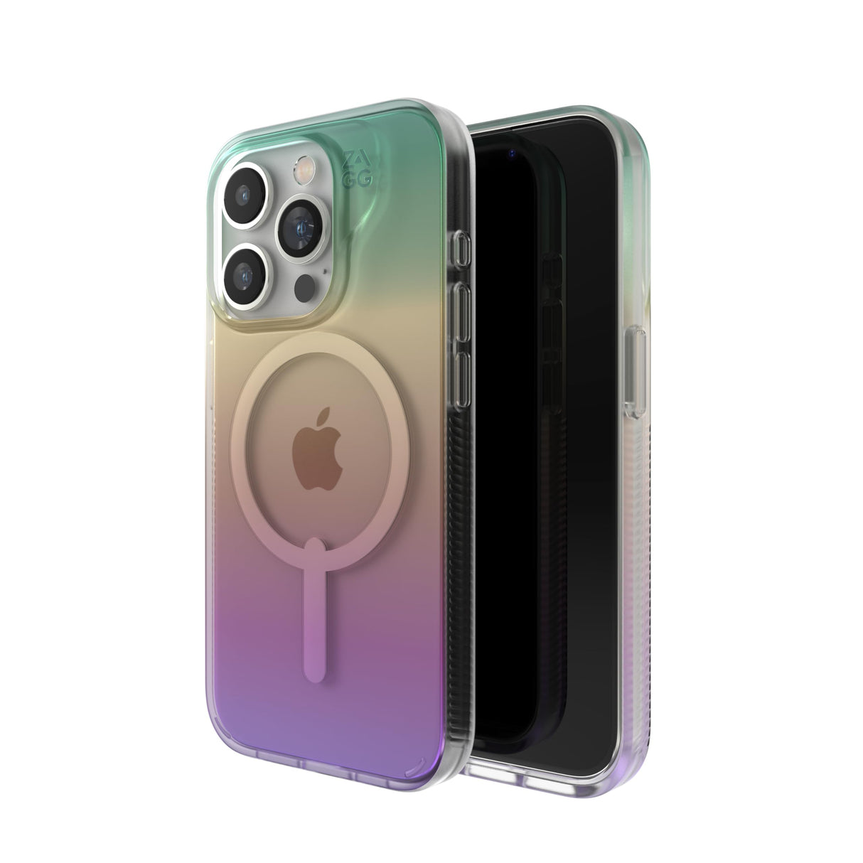 Zagg - Milan Snap Magsafe Case For Apple Iphone 15 Pro - Iridescent