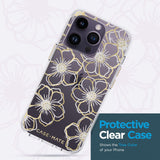 Case-mate - Floral Gems Case For Apple Iphone 14 Pro - Floral Gems