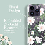 Rifle Paper Co - Ultra Slim Antimicrobial Case For Apple Iphone 14 Pro - Willow