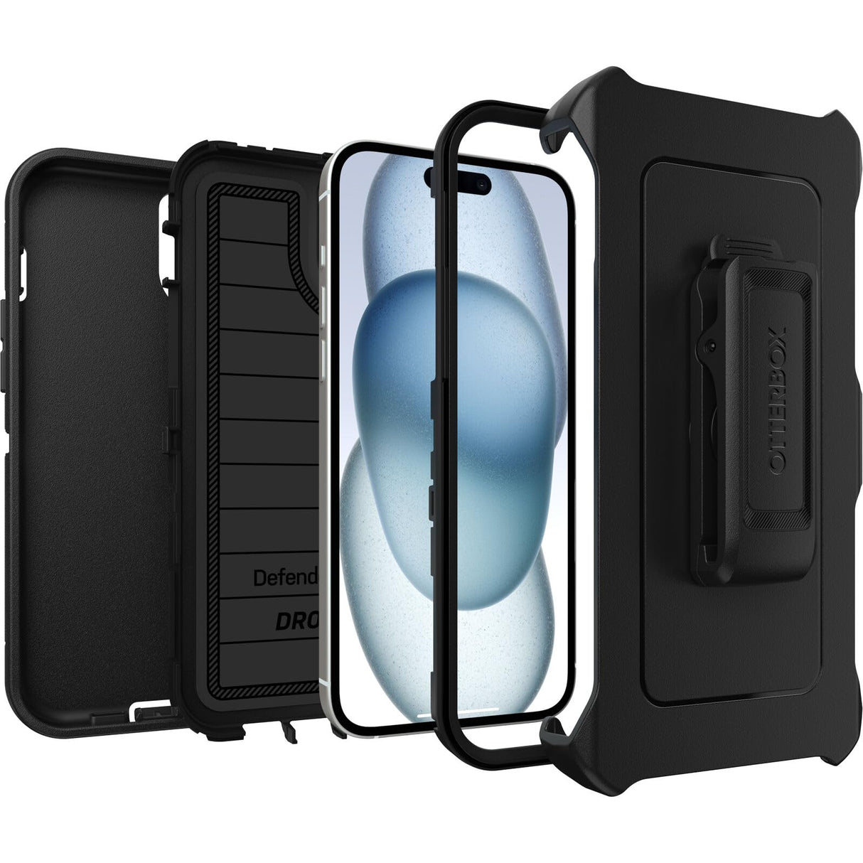 Otterbox - Defender Pro Case For Apple Iphone 15 Plus  / Iphone 14 Plus - Black