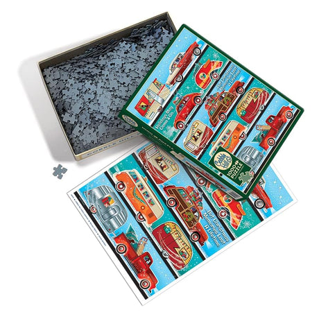 Cobble Hill 1000 Piece Puzzle - Holiday Hustle - Sample Poster Included - image 3