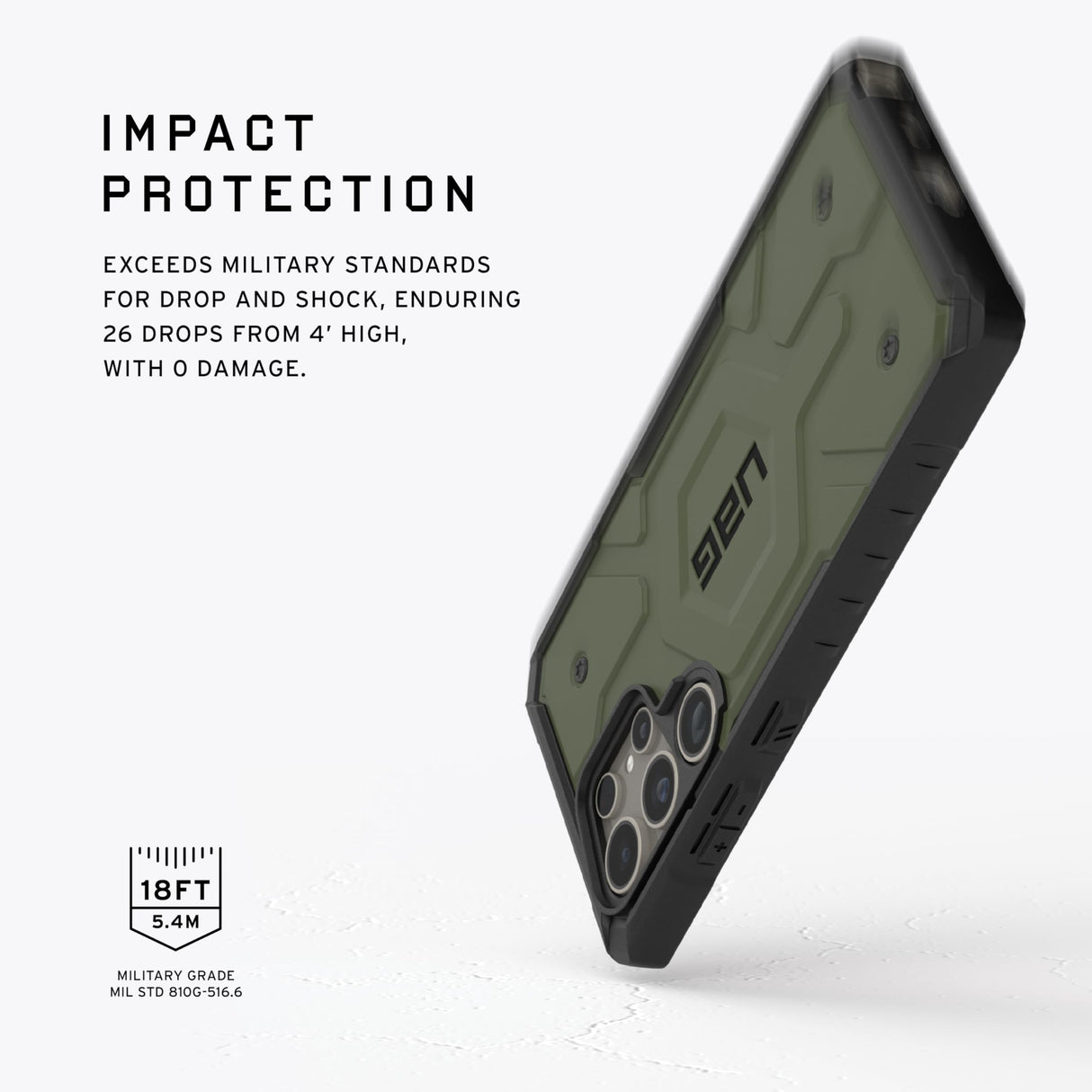 Urban Armor Gear (uag) - Pathfinder Case For Samsung Galaxy S24 Ultra - Olive Drab