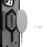 Urban Armor Gear (uag) -  Pathfinder Clear Magsafe Case For Apple Iphone 16 Pro Max - Ash