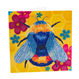 Crystla Art Floral Bumblebee 7"x7" Card Kit