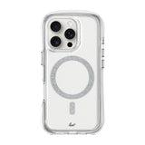 IPHONE 16 PRO LAUT AERO SPARKLE CASE WITH MAGSAFE - CRYSTAL SILVER