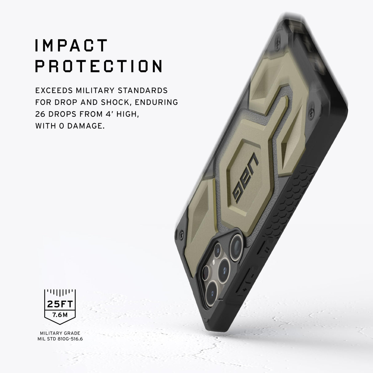 Urban Armor Gear (uag) - Monarch Pro Case For Samsung Galaxy S24 Ultra - Oxide