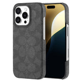 Coach - Slim Wrap Case For Apple Iphone 16 Pro - Signature Charcoal