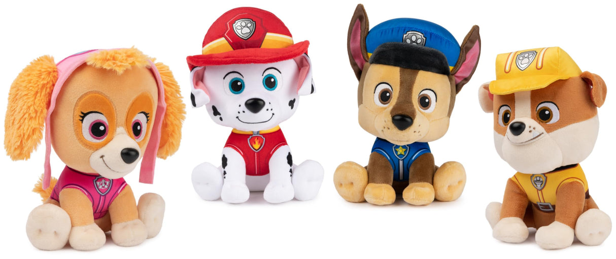 GUND PAW Patrol Rubble in Signature Construction Uniform For Ages 1 and Up, 9"