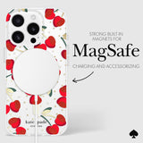 Kate Spade - Protective Magsafe Case For Apple Iphone 16 Pro - Cherry Dot