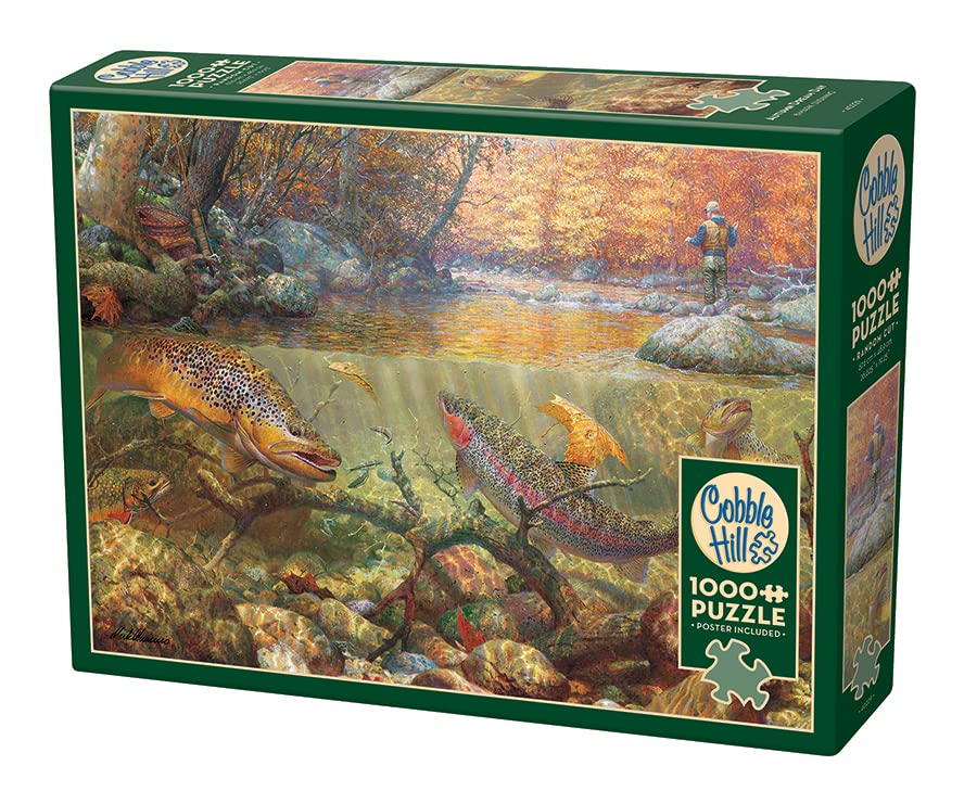 Cobble Hill 1000 Piece Puzzle - Autumn Dream Day - Sample Poster Included