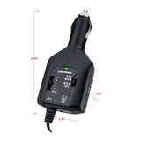 CyberPower CPUDC1U2000 Universal Power Adapter, 2.1 Amp/2000mA, USB Charge Port, 7 Adapter Tips, DC Plug, 5ft Power Cord Black