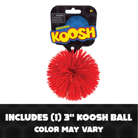 Koosh Balls 3 inch, Assorted Colors - Kids Outdoor Toys, Beach Toys, Kids Games, Outdoor Games for Adults and Family, Outdoor Games for Kids, Kids Toys, Fidget Toys for Kids, Ages 3+