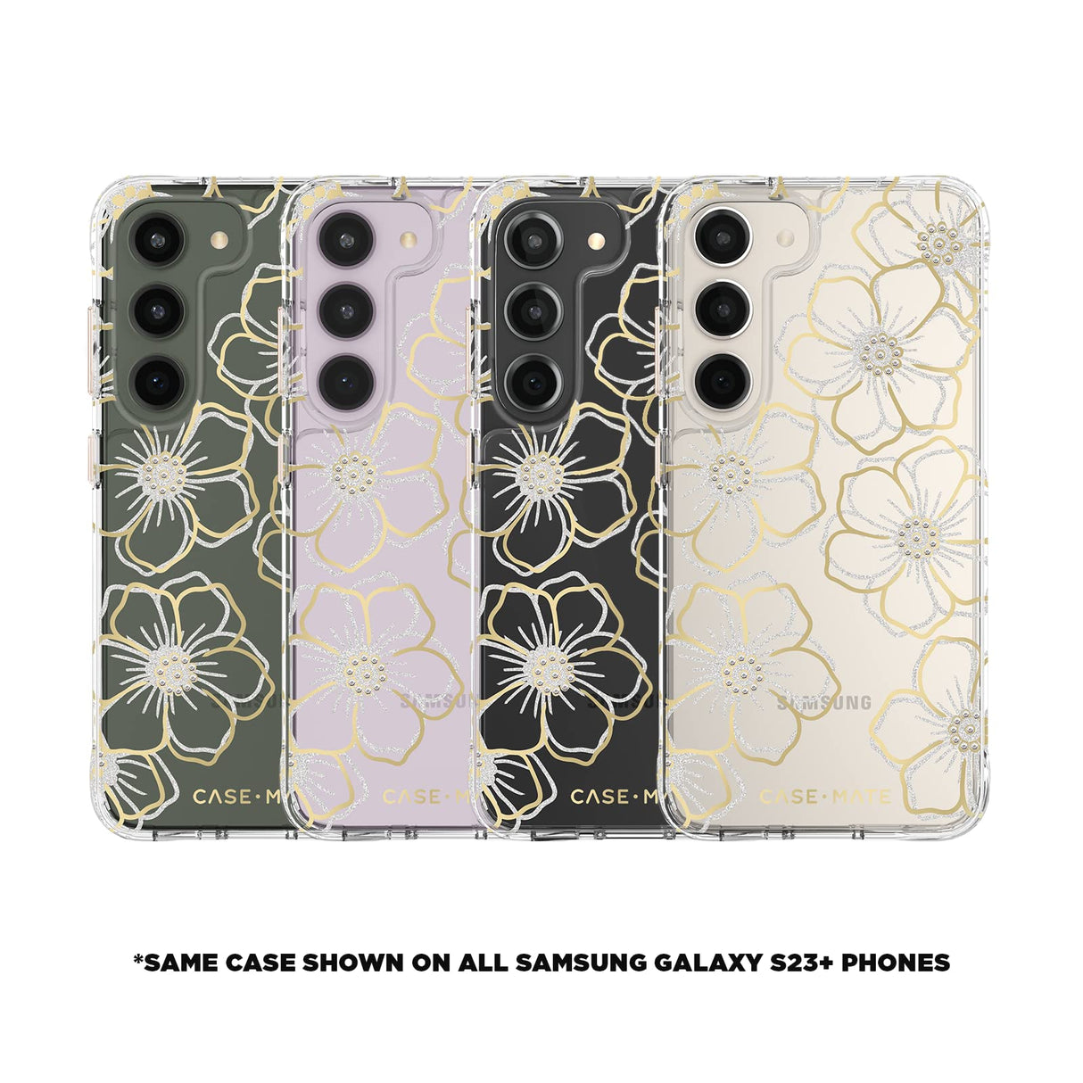 Case-mate - Floral Gems Case For Samsung Galaxy S23 Plus - Floral Gems