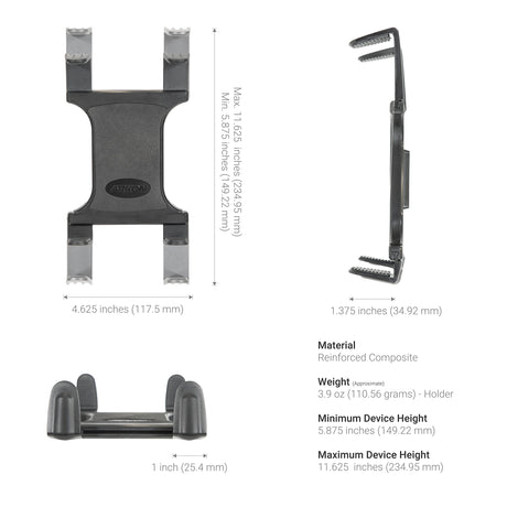 ARKON Mounts - Heavy Duty Drill Base Tablet Mount | Fits iPad and Samsung Tablets