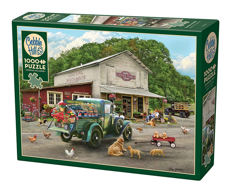 Cobble Hill 1000 Piece Puzzle - General Store - Sample Poster Included