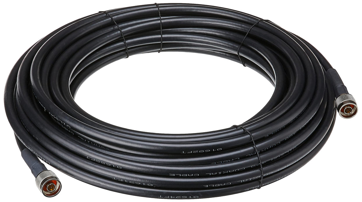 WILSON ELECTRONICS weBoost 50 ft. Black WILSON-400 Ultra Low Loss Coax Cable (N-Male to NMale), Modem