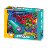 Springbok 500 Piece Jigsaw Puzzle Garden Bug - Made in USA