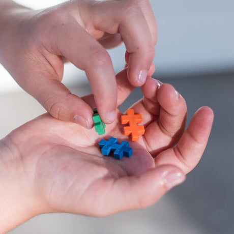 PLUS PLUS 3D Puzzle Building Block Set - Narwhal Mini Maker Tube