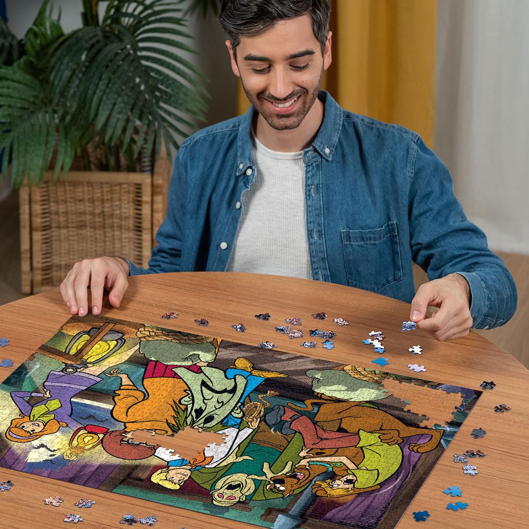 Ravensburger Warner Bros Scooby Doo Unmasking 1000 Piece Jigsaw Puzzle for Adults - Handcrafted Tooling, Made in Germany, Every Piece Fits Together Perfectly