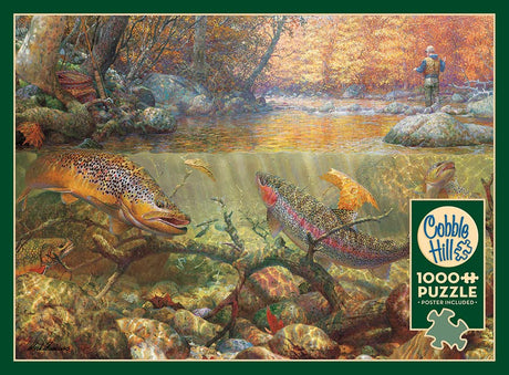 Cobble Hill 1000 Piece Puzzle - Autumn Dream Day - Sample Poster Included - image 5