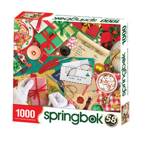 Springbok 1000 Piece Jigsaw Puzzle Santa's Desk