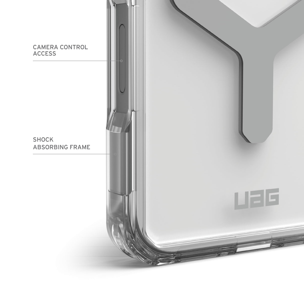 Urban Armor Gear (uag) -  Plyo Magsafe Case For Apple Iphone 16 Pro - Ice And Silver