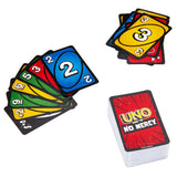 Mattel Games UNO Show ‘em No Mercy Card Game for Kids, Adults & Family Parties & Travel with Extra Cards, Special Rules & Tougher Penalties