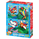 Springbok's 36 Piece Children's Jigsaw Puzzle First Flight - Made in USA